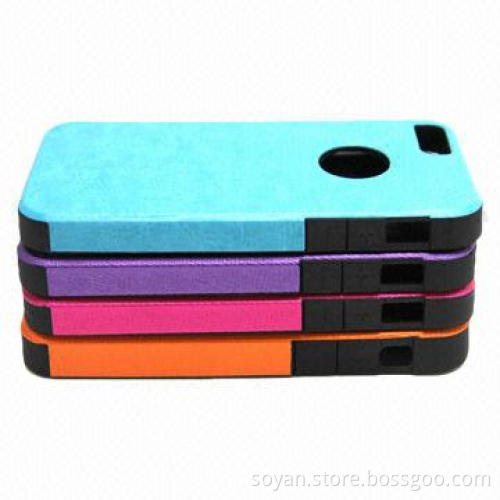 IMD PU Leather Cases for iPhone with Anti-dust, Waterproof, Various Colors Available